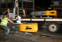 Acciones que recuperan a Cali: Alcaldía instaló dos amortiguadores de impacto para garantizar la seguridad vial