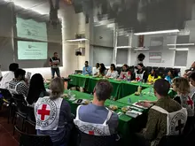 El CICR visitó el Centro Regional de Atención a las Víctimas para conocer la situación social de la población afectada en Cali