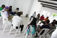 La Secretaría de Paz y Cultura Ciudadana llegó a Puerto Resistencia para tejer un diálogo comunitario