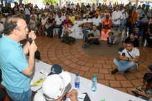 El Consejo Ciudadano ¡Cali, tu Voz Cuenta! llegó a la comuna 15 para dialogar con los habitantes del sector