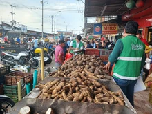 Inició proceso de recuperación ambiental en la plaza de mercado de Santa Elena
