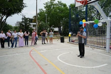 Secretaría del Deporte y la Recreación entregó cancha múltiple a los  habitantes del barrio Olímpico