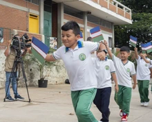 La Institución Educativa Oficial General José María Cabal fortalece su infraestructura con tres aulas nuevas para albergar a 120 estudiantes de primaria