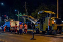 Secretaría de Infraestructura reactivó trabajos nocturnos de recuperación de la malla vial en Cali