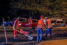 Secretaría de Infraestructura reactivó trabajos nocturnos de recuperación de la malla vial en Cali