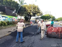 Recuperación de la malla vial en Cali sigue firme durante Semana Santa