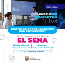 Inscripciones abiertas a cursos gratuitos TIC con la Alcaldía de Cali
