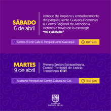 Cali se une para conmemorar la Semana de Reconciliación, Solidaridad y Memoria por las Víctimas del Conflicto