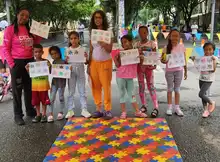  La lluvia, un especial regalo para la Tierra, durante el día de su conmemoración en la Ciclovida de Cali