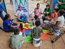 Más de 500 niños y niñas se beneficiaron de las actividades lúdicas de Ruta 25 gracias a la Secretaría de Bienestar Social 