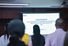 Secretaría de Salud Pública presentó las acciones de salud a intervenir en el  entorno educativo
