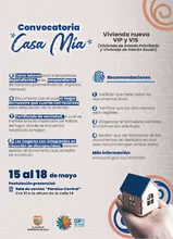Volante Convocatoria subsidio de vivienda 2024 - 01