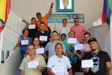 En compañía del alcalde de Cali, Alejandro Eder, los usuarios de la Ciclovida disfrutaron del Día Mundial de la Risa