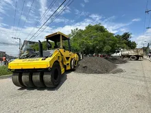 ¡Adiós, huecos! Alcaldía de Cali intensifica trabajos en el barrio El Diamante para recuperar sus calles
