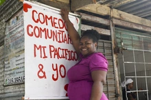 Comedor comunitario ‘Mi Pacífico y yo’, una ‘luz de esperanza’ en el barrio Mojica 2