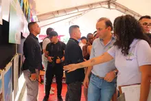 Llano Verde recibió al alcalde Alejandro Eder y a su gabinete en la Feria  de Servicios organizada por la Administración Distrital