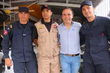 Llano Verde recibió al alcalde Alejandro Eder y a su gabinete en la Feria  de Servicios organizada por la Administración Distrital