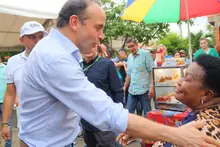 Llano Verde recibió al alcalde Alejandro Eder y a su gabinete en la Feria  de Servicios organizada por la Administración Distrital