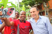 Llano Verde recibió al alcalde Alejandro Eder y a su gabinete en la Feria  de Servicios organizada por la Administración Distrital