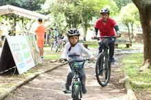 Hasta las mascotas se gozaron el ‘Día de la Familia’ en la  Ciclovida de Cali