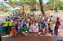 Hasta las mascotas se gozaron el ‘Día de la Familia’ en la  Ciclovida de Cali