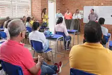 Secretaria de Educación visitó IEO Santa Cecilia afectada por la ola invernal