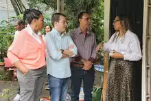 Secretaria de Educación visitó IEO Santa Cecilia afectada por la ola invernal