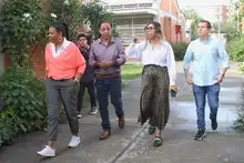 Secretaria de Educación visitó IEO Santa Cecilia afectada por la ola invernal