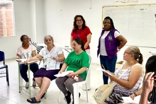 Angela María Penagos, directora de la CEPAL Colombia, visitó Cali para conocer el Sistema de Cuidado Distrital CuidArte