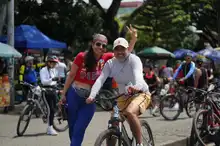 La bici se pedaleó, se dibujó, se disfrutó y hasta se bailó, en la celebración de su día en la Ciclovida de Cali