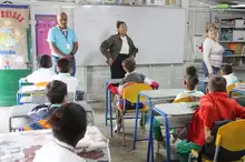 IEO Navarro recibió la visita de la Secretaria de Educación 