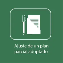 Ajuste de un plan parcial adoptado