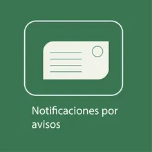 Notificaciones por avisos