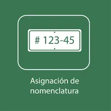 Asignación de nomenclatura