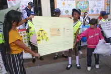 Estudiantes de la institución educativa Eva Riascos Plata se certificaron como Patrulleros Escolares