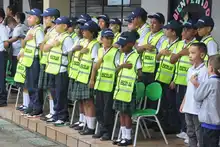 Estudiantes de la institución educativa Eva Riascos Plata se certificaron como Patrulleros Escolares