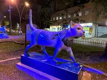 El azul brillará en nueve hitos ornamentales de Santiago de Cali para celebrar el Día del Padre