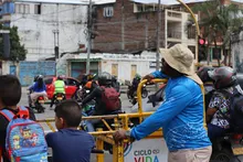 El domingo, la Ciclovida de Cali se llenó de ¡papás bacanos!