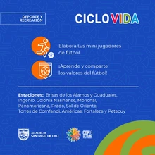 Fútbol y automovilismo, dos pasiones deportivas que motivarán la Ciclovida de Cali