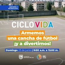 Fútbol y automovilismo, dos pasiones deportivas que motivarán la Ciclovida de Cali