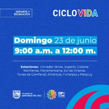 Fútbol y automovilismo, dos pasiones deportivas que motivarán la Ciclovida de Cali