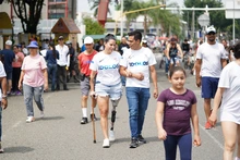 Los ‘ídolos’ se presentaron en sociedad y animaron la jornada en la estación Panamericana de la Ciclovida