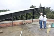 Así avanza la construcción del restaurante escolar de la sede educativa República de Francia