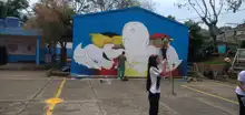 La institución educativa Montebello se embellece para recibir la COP 16