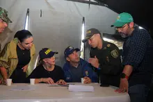 Llegan los primeros policías que reforzarán la seguridad en Cali para la COP16