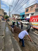 La renovada imagen del barrio Cortijo tras un masivo operativo de limpieza en un punto crítico de basuras