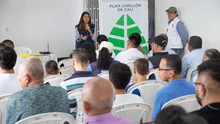 Proyecto del Parque Lineal en el jarillón del río Cauca fue socializado con la comunidad de Petecuy II