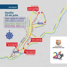 Cali está lista para la conmemoración de los 214 años de Independencia de Colombia