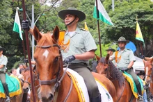 Cali se llenó de patriotismo: el 20 de julio miles de personas  acompañaron el desfile de la Fuerza Pública