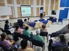Socialización en la comuna 17, barrio El Limonar